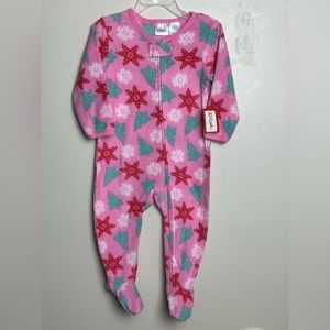 Blanket Sleeper Holiday Print Girls 12M NWT 💫 Kidgets